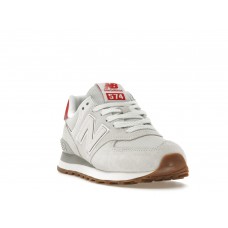 Женские New Balance 574 Reflection Washed Pink True Red (W)