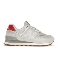 Женские кроссовки New Balance 574 Reflection Washed Pink True Red (W)