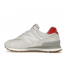 Женские New Balance 574 Reflection Washed Pink True Red (W)
