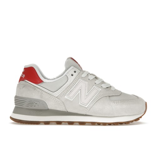 Кроссы New Balance 574 Reflection Washed Pink True Red (W) - женская сетка размеров