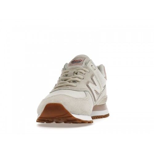 Кроссы New Balance 574 Off White (W) - женская сетка размеров