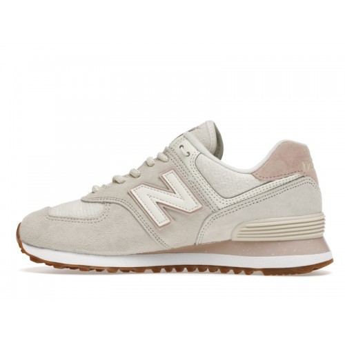 Кроссы New Balance 574 Off White (W) - женская сетка размеров