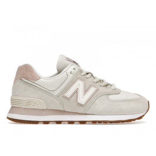 Кроссы New Balance 574 Off White (W) - женская сетка размеров