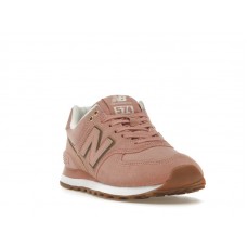 Женские кроссовки New Balance 574 Pink Gold (W)