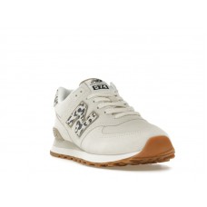 Женские кроссовки New Balance 574 Sea Salt Leopard Gum (W)