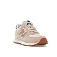 Женские кроссовки New Balance 574 Pink Leopard Print (W)