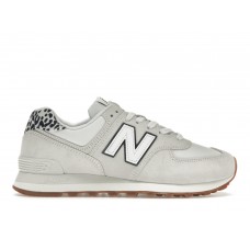 Женские кроссовки New Balance 574 Reflection White Leopard (W)