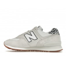 Женские кроссовки New Balance 574 Reflection White Leopard (W)