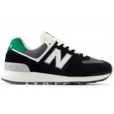 Женские кроссовки New Balance 574 Black Classic Pine (W)