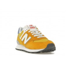 Женские кроссовки New Balance 574 Yellow Light Blue (W)