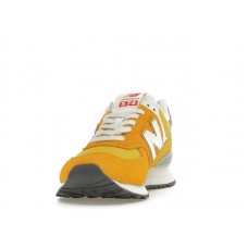 Женские кроссовки New Balance 574 Yellow Light Blue (W)
