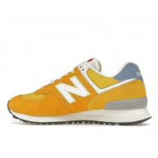 Женские кроссовки New Balance 574 Yellow Light Blue (W)