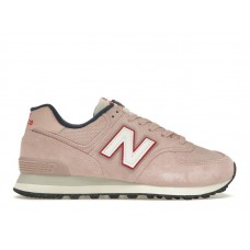 Женские кроссовки New Balance 574 Pink Grey (W)