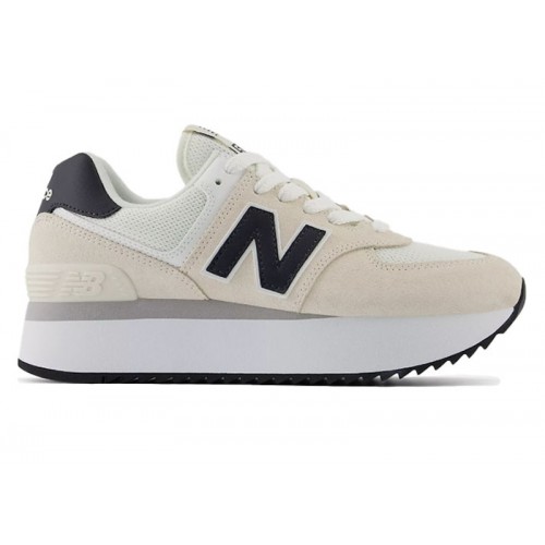 Кроссы New Balance 574 Plus Linen Phantom (W) - женская сетка размеров