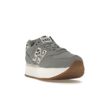 Женские кроссовки New Balance 574 Plus Shadow Grey Leopard Print (W)