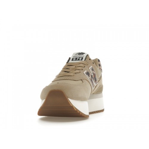 Кроссы New Balance 574 Plus Incense Animal Print (W) - женская сетка размеров