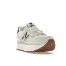 Женские кроссовки New Balance 574 Plus Sea Salt Animal Print (W)