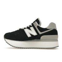 Женские кроссовки New Balance 574 Plus Black Grey (W)