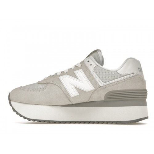 Кроссы New Balance 574 Plus Reflection (W) - женская сетка размеров