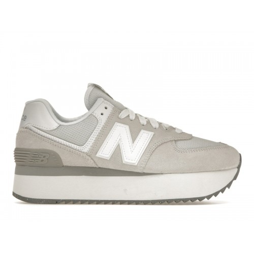 Кроссы New Balance 574 Plus Reflection (W) - женская сетка размеров