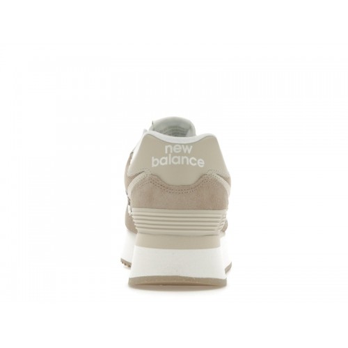 Кроссы New Balance 574 Plus Vanilla (W) - женская сетка размеров