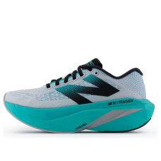 Женские New Balance FuelCell SuperComp Trainer v3 White Cyber Jade Silver Metallic (W)