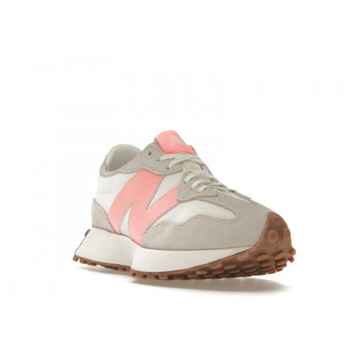 Кроссы New Balance 327 Pink White Gum (W) - женская сетка размеров