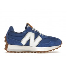 Женские кроссовки New Balance 327 Blue White Silver (W)