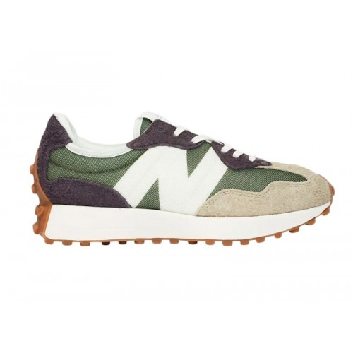 Кроссы New Balance 327 Oak Leaf Green (W) - женская сетка размеров