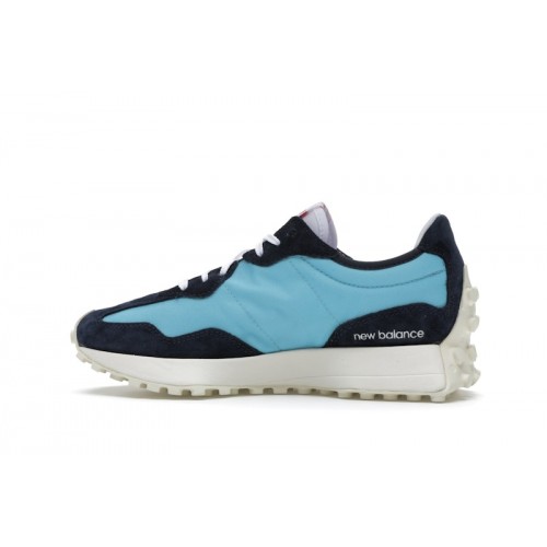 Кроссы New Balance 327 Navy White (W) - женская сетка размеров