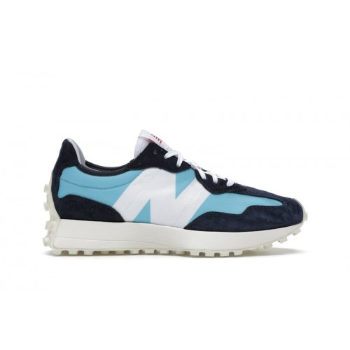 Кроссы New Balance 327 Navy White (W) - женская сетка размеров