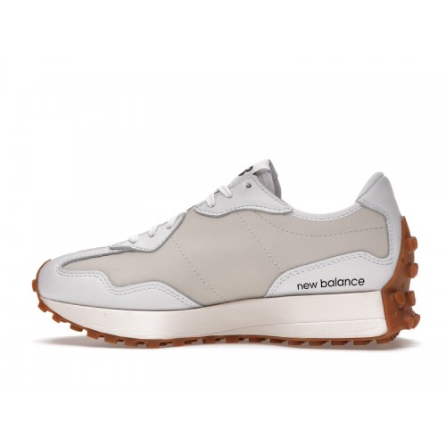 Кроссы New Balance 327 White Moonbeam Gum (W) - женская сетка размеров