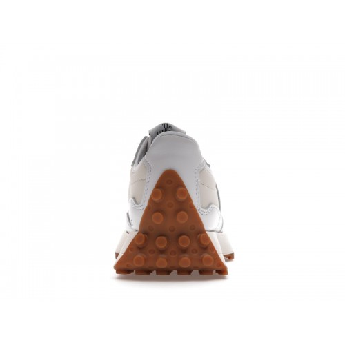 Кроссы New Balance 327 White Moonbeam Gum (W) - женская сетка размеров