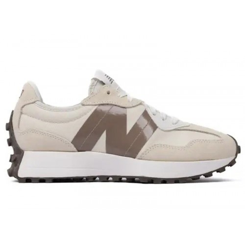 Кроссы New Balance 327 White Beige Light Brown (W) - женская сетка размеров