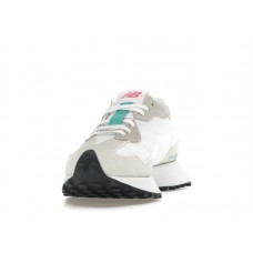 Женские кроссовки New Balance 327 White Grey Black Light Pink (W)