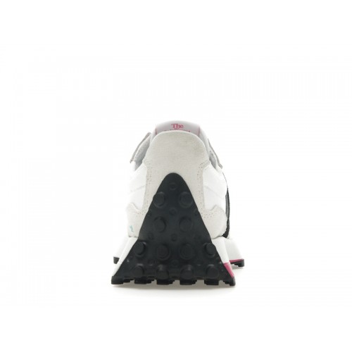 Кроссы New Balance 327 White Grey Black Light Pink (W) - женская сетка размеров