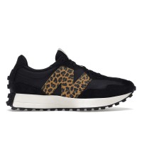 Женские кроссовки New Balance 327 Black Leopard Print White (W)