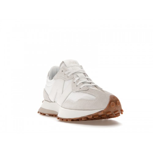 Кроссы New Balance 327 White Beige Gum (W) - женская сетка размеров