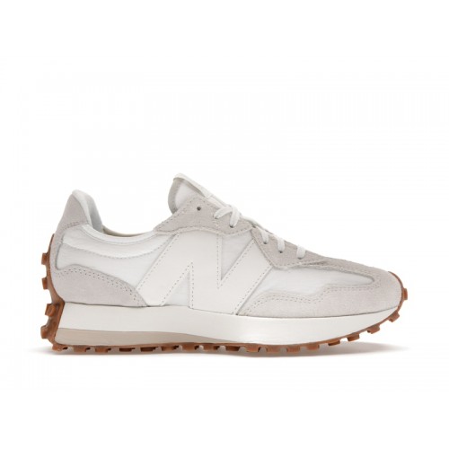 Кроссы New Balance 327 White Beige Gum (W) - женская сетка размеров