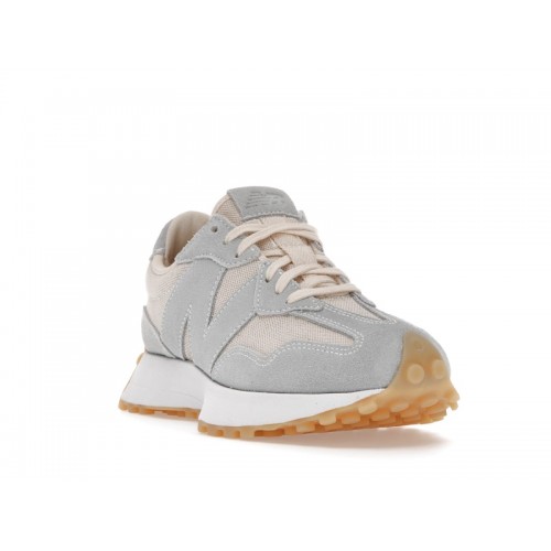 Кроссы New Balance 327 Light Beige (W) - женская сетка размеров
