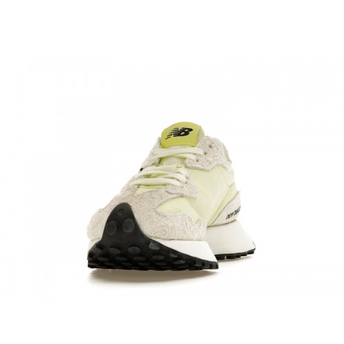 Кроссы New Balance 327 White Black Grey Yellow (W) - женская сетка размеров
