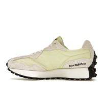 Женские New Balance 327 White Black Grey Yellow (W)
