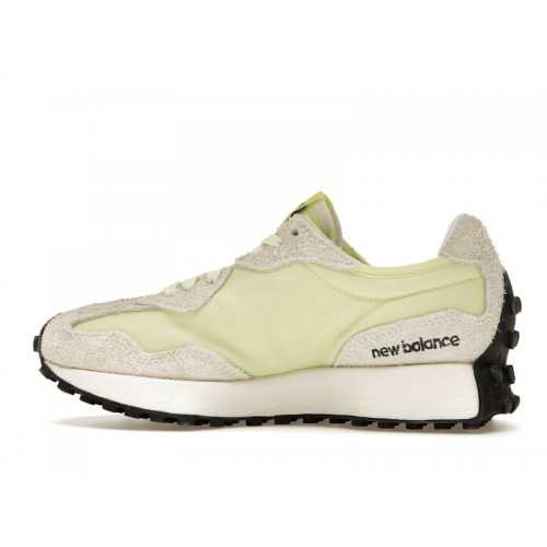 Кроссы New Balance 327 White Black Grey Yellow (W) - женская сетка размеров