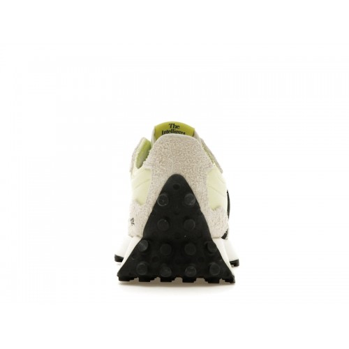 Кроссы New Balance 327 White Black Grey Yellow (W) - женская сетка размеров