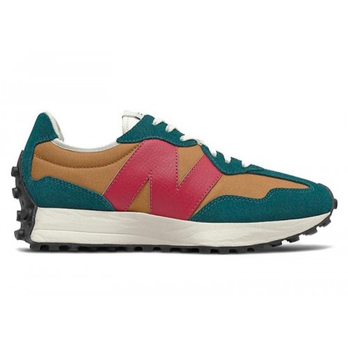 Кроссы New Balance 327 Mountain Teal Workwear (W) - женская сетка размеров
