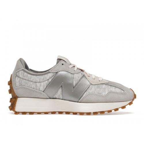 Кроссы New Balance 327 Rain Cloud Rose Water (W) - женская сетка размеров