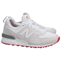 Женские New Balance 574 Sport Off White Red (W)
