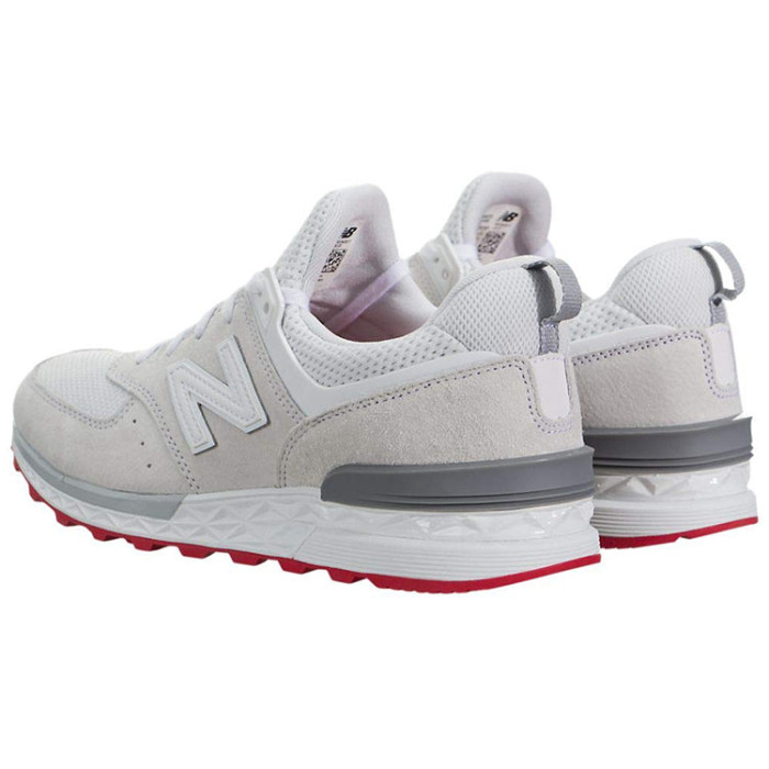 New Balance 574 Sport Off White Red (W) - женская сетка размеров New Balance 574 Sport Off White Red (W) - женская сетка размеров