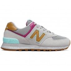 Женские кроссовки New Balance 574 Grey Multi (W)