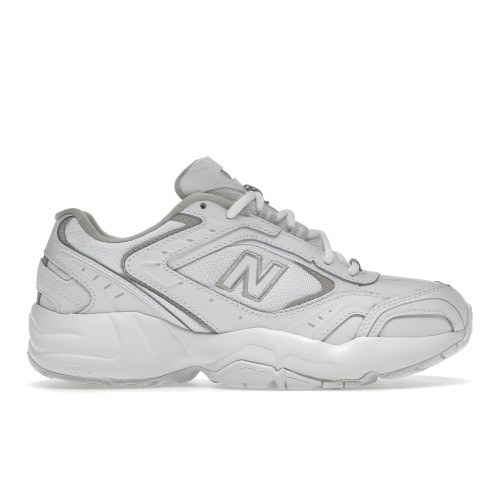 Кроссы New Balance 452 White Light Cliff Grey (W) - женская сетка размеров